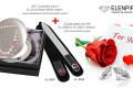 Zestaw kosmetyczny lusterko pilnik na Walentynki prezent dla ukochanej dla kobiety
